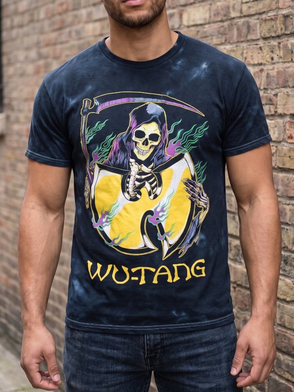 Official Wu-Tang Clan Grim Reaper Graphic T-Shirt - Unisex M